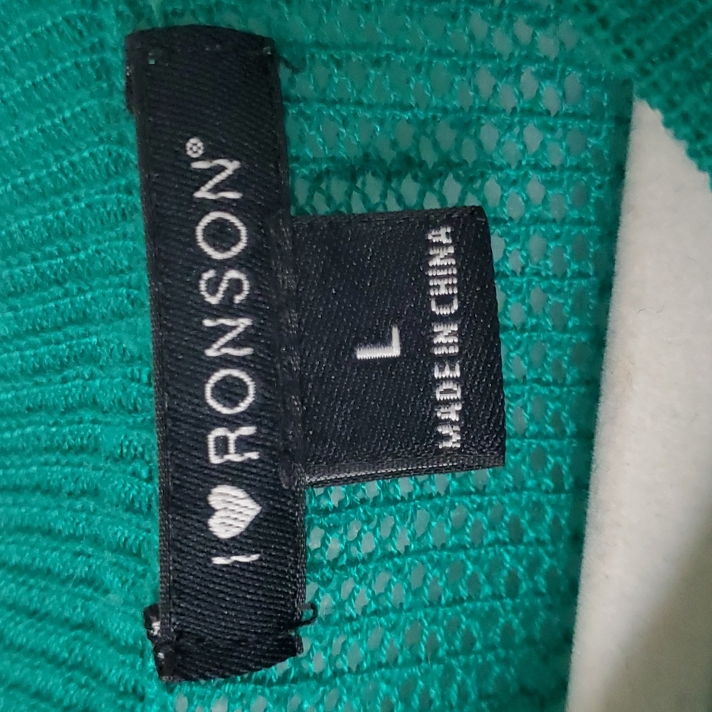 B2 Ronson Knit Colorblock Fitted Sweater L - Picture 4 of 5